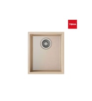 Teka Square 34.40 Tek Hazneli Tezgah Altı Tegranite Avena Beige Granit Eviye