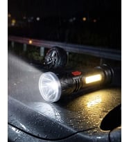 Uzun Menzilli Işıldak Şarjlı 9 Led 4 Kademeli Aydınlatma