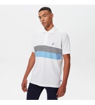 Nautica Erkek Polo Yaka T-shirt (Beyaz)