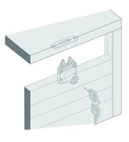 Canex Sürgülü Çekmece Kilidi 22 mm