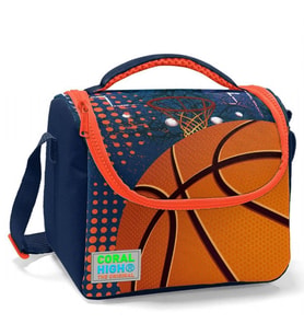 Coral High Turuncu Lacivert Basketbol Isı Yalıtımlı Beslenme Çantası - Erkek Çocuk
