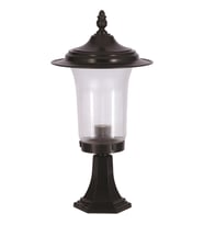 AVONNI BSU-68082-BSY-K Siyah Boyalı Dış Mekan Aydınlatma E27 Aluminyum Döküm Dip Akrilik Cam 30cm