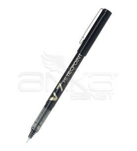 Pilot V7 Hi-Tecpoint İğne Uçlu Roller Kalem 0.7 Siyah