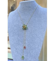 💎 Swarovski Idyllia Çiçek Figürlü Zarif Kolye 💎 (Gold)