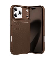 Apple iPhone 17 Pro Auto Focus Karbon Kapak - Kahverengi