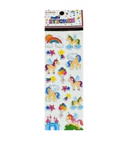 Ticon Puffy Sticker Unicorn - 3 adet