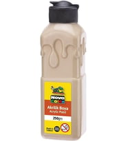 Açık Ten Akrilik Boya 250 gr 1 Adet Su Bazlı Akrilik Boyası Hobi Sanatsal Boy Tuval Ahşap Metal
