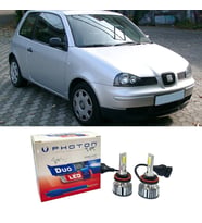 Seat Arosa Led Xenon Uzun + Kısa Far Ampulü H4 Duo Yeni Seri Beyaz 1997-2000