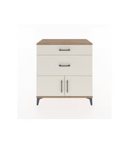 Hyperion Şifonyer Tek Raflı 2 Çekmeceli 2 Kapaklı 88x44x96 Çam-Aytaşı