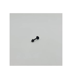 Cerrahi Çelik Siyah Çivi Küpe Tragus  Helix Kıkırdak Piercing