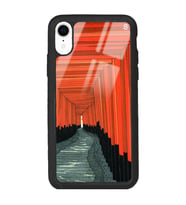 iPhone XR Pastel Pencereler Tasarımlı Glossy Telefon Kılıfı
