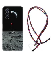 Huawei Nova Y70 Y90 Nova 9 SE  Kılıf Boyun Asklı Rasta Silikon Astronoot Red Baloon 1608