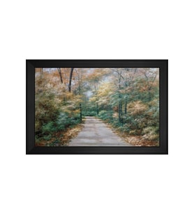 Manzara Temalı Kanvas Tablo 50 x 70 cm Siyah Çerçeve