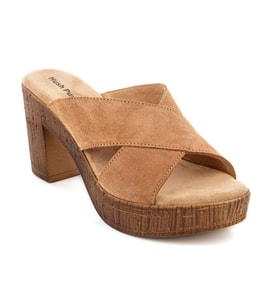 Hush Puppies Bala 624239 Hakiki Deri Kadın Terlik Sand