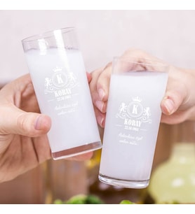 İsme Özel 2'li Rakı Bardağı