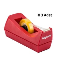 Bigpoint Bant Kesme Makinesi (33mt) Orta Kırmızı x 3 Adet