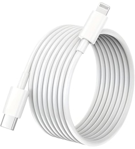 60W Type-C to Lightning Hızlı Data ve Şarj Kablosu 3 Metre Beyaz SX25