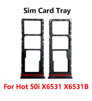 Infinix Hot 50i 4G X6531 X6531B için SIM Kart Yuvası Tepsisi Tutucu SIM Kart (Mor)