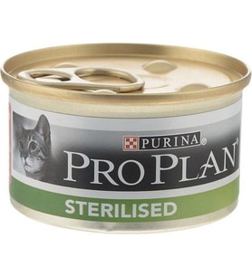 ProPlan Sterilised Ton Somonlu Kısır Kedi Konservesi 85 Gr