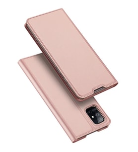 DUX DUCİS SM Galaxy M51 Kılıf Kapaklı Flip Cover Kılıf Skin Pro Series Kılıf - LOHO3649-509 (Siyah)