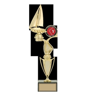 ODAK KUPA - Figürlü Kupalar - Yelken Figürlü Kupalar FG-043 C - 43 cm