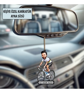 Kişiye Özel Karikatür Erkek Ayna Süsü – Araç İçi Esprili Hediyelik