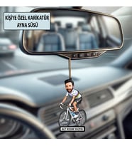 Kişiye Özel Karikatür Erkek Ayna Süsü – Araç İçi Esprili Hediyelik