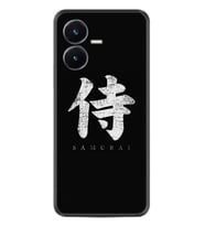 Vivo Y22S Kılıf Resimli Desenli Baskılı Silikon Samurai 1340