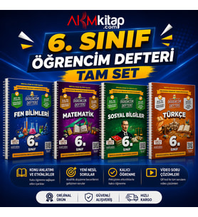 Murat Eğitim Yayınları 6.Sınıf Öğrencim Defteri Seti 4 Kitap