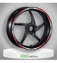 Gogo Jant Şeridi Reflektör Kırmızı Beyaz Yamaha