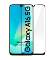 Microsonic Samsung Galaxy A16 Tam Kaplayan Temperli Cam Ekran Koruyucu Siyah