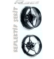 Yamaha R25 M Jant Şeridi ,jant Sticker Reflektif Beyaz Uyumlu