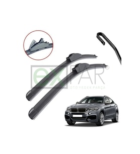 BMW X SERİSİ X6 ÖN SİLECEK SÜPÜRGESİ TAKIMI F16 - F86 KASA 2015 - 2017 MODEL