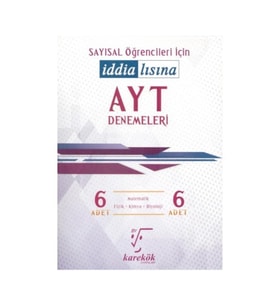 Karekök Yayınları Karekök Iddialısına Ayt Denemeleri (Çok Renkli)