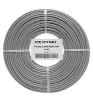 Eyfel EF-C400 2x0.22mm Folyolu 100 Metre CCTV Kamera Kablosu
