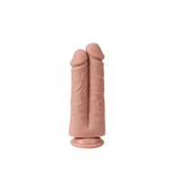Dildo Series Anthony Double Yumuşak Doku Çiftli Realistik Strapon Dildo