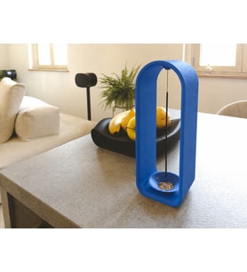 3D Baskı The Shrine Tütsülük - Modern Kemer Formlu Tütsü Tutucu-Mavi