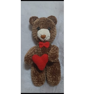 Pofuduk Kalpli Ayıcık Amigurumi