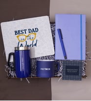 Babaya Premium Hediye Seti -  Termos Mug, Kupa Bardak, Mouse Pad,  Defter, Kalem