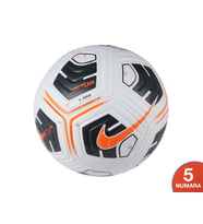 NIKE CU8047-101 NK ACADEMY TEAM FUTBOL TOPU 5 NO (Beyaz - Turuncu - Siyah)
