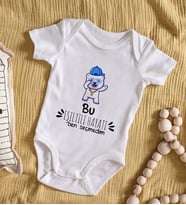 BK Kids Işıltılı Hayatı Ben Seçmedim Tasarımlı Bebek Body Zıbın - Model 1