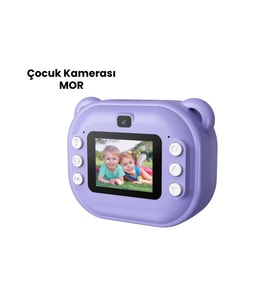 Termal Baskı Özellikli Mini Kamera Mor