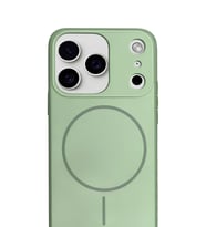 iPhone 17 Pro MagSafe Kamera Koruma Soft Silikon Kılıf Yeşil