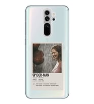 Xiaomi Redmi Note 8 PRO Uyumlu Spider Man Poster Tasarımlı Şeffaf Telefon Kılıfı