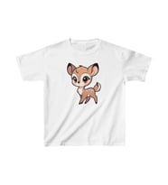 Unisex Çocuk Baskılı T-Shirt - Beyaz