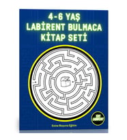 4-6 YAŞ Labirent Bulmaca Kitap Seti (3 Kitap)