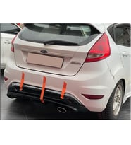 Ford Fiesta Mk6 Izgaralı Difüzör Parlak Siyah Plastik 2008-2017 Arka-difizör-bodykit-ek-karlık