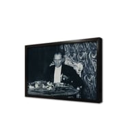 Keskin Bakışlı Atatürk Çerçeveli Cam Tablo