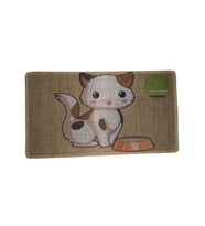 Nanbell Jüt Halı Kedi Tırmalama 70X43 cm Desenli No:2