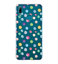 PrintiFy Huawei P Smart 2019 ile Uyumlu 1mm Slim Fit Water Color 6 Baskılı Şeffaf  Kılıf